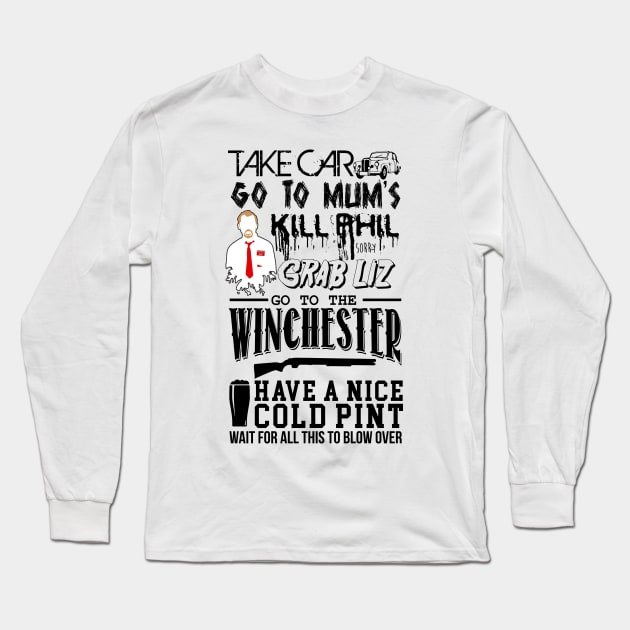 This Is How We Get to the Winchester Long Sleeve T-Shirt by SolarFlare